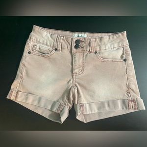 Mudd Women’s (juniors) Pink Shorts- Size 1.